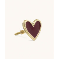 Doing Goods  - Pyar Heart  Knob -  Red