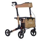 Dubbel opvouwbare rollator