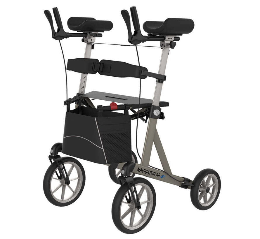 Rollator Navigator AIR - Draaibare onderarmschalen