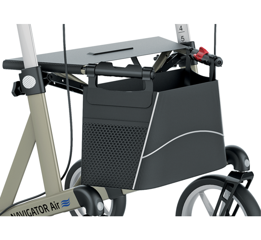 Rollator Navigator AIR - Draaibare onderarmschalen