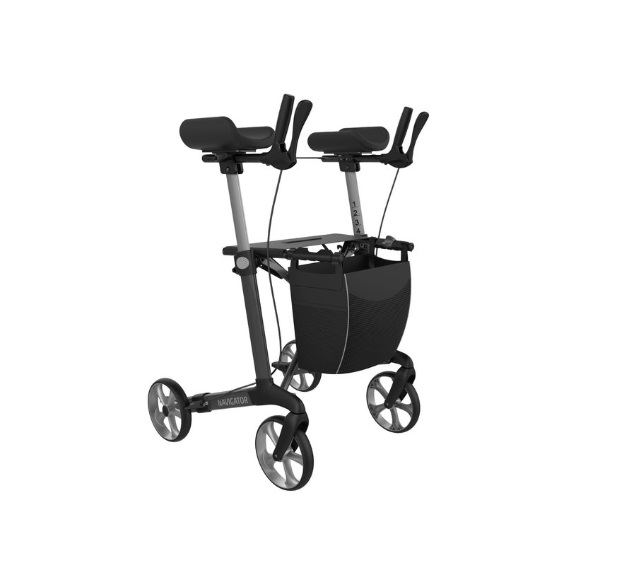 Rollator Navigator AIR - Draaibare onderarmschalen
