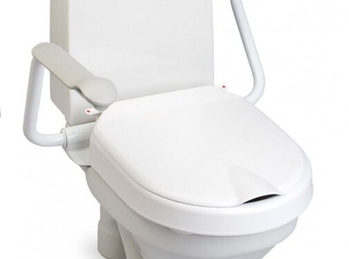Etac Etac Hi-Loo toiletverhoger vast met armleuning