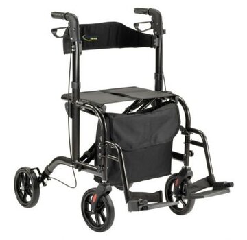 Motion Mobility 2 in 1 Rollator/Rolstoel Huren