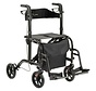 2 in 1 Rollator/Rolstoel Huren