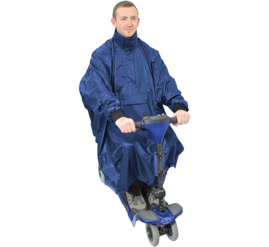 Regenponcho voor de scootmobiel