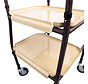 Hoogte verstelbare trolley serveerwagen