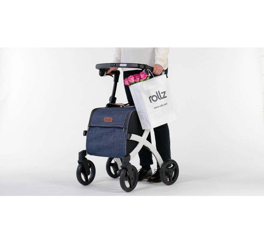 Rollz Flex - Lichtgewicht rollator met boodschappentas