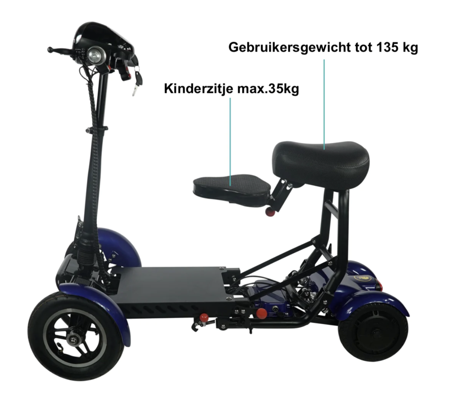 Comfygo MS3000 opvouwbare scootmobiel