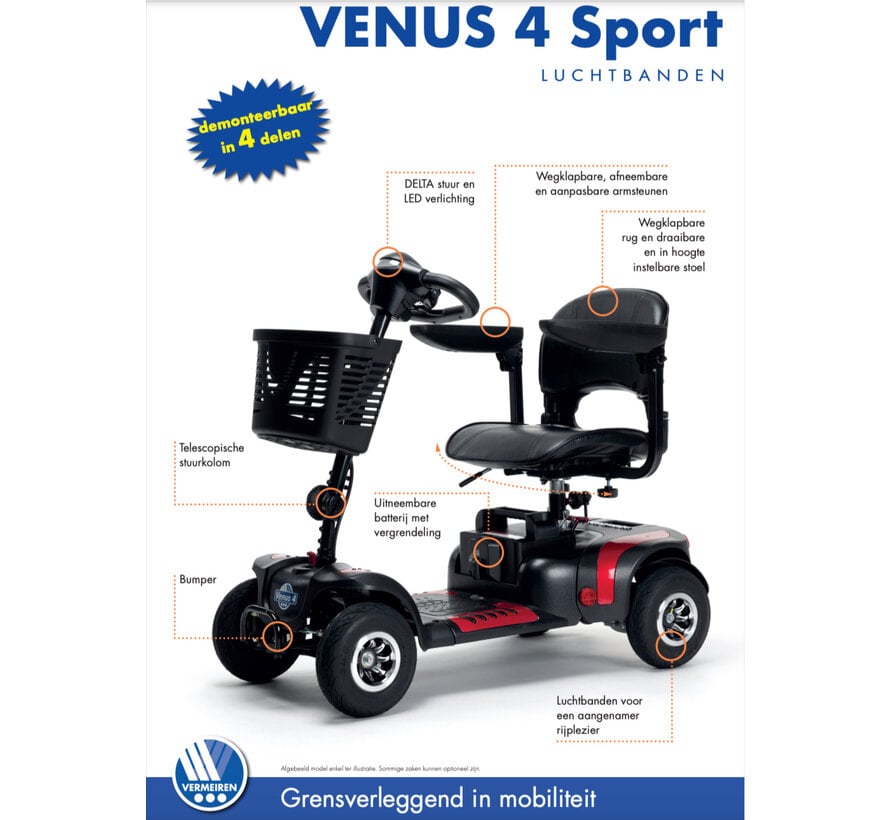 Vermeiren Venus 4 Sport Scootmobiel