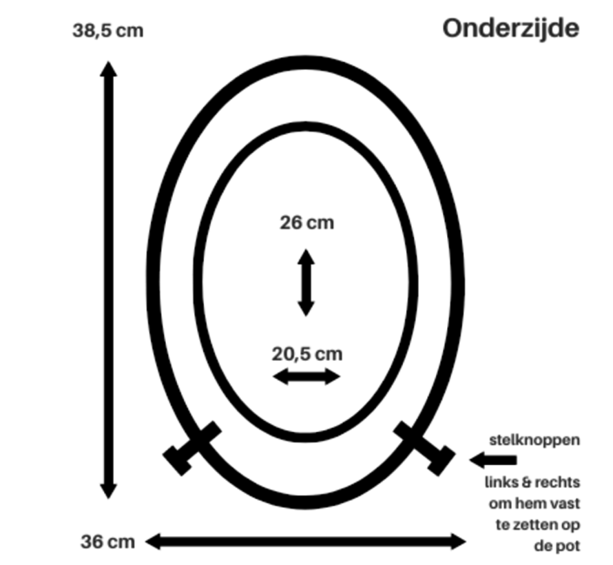 Drive Toiletverhoger Ticco - met deksel