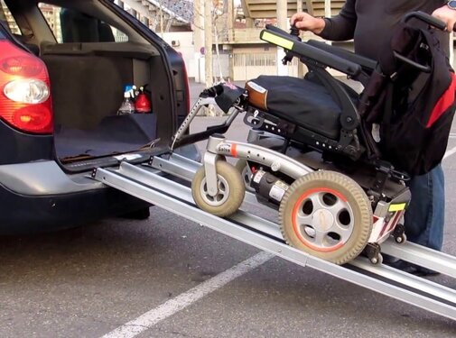 Telescopische Oprijplaten voor Rolstoel en Scootmobiel