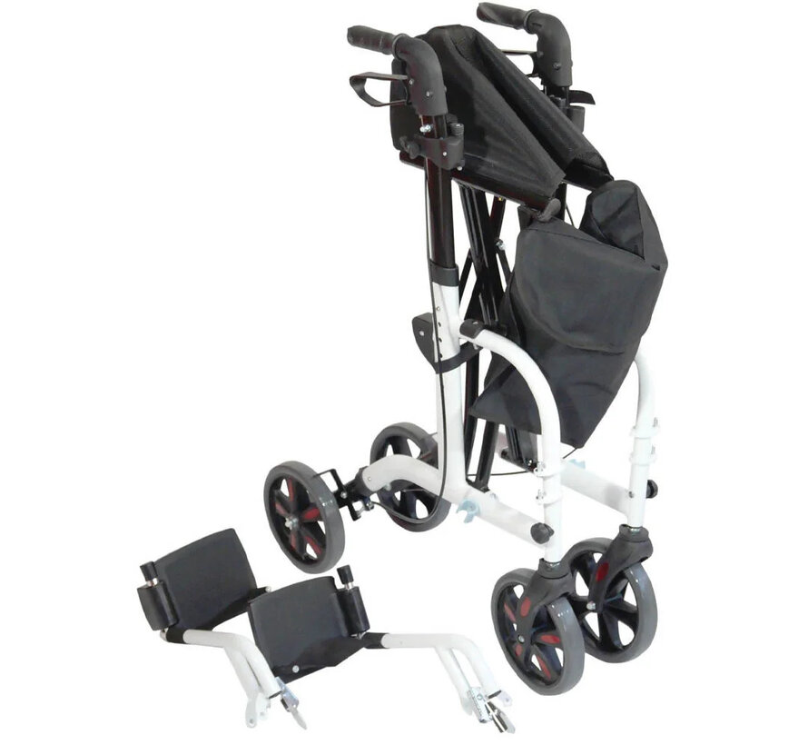 Rollator en Rolstoel in één Multi Duo de Luxe inklapbaar