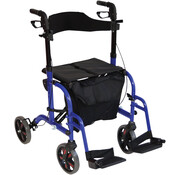 Aidapt Rollator en Rolstoel in één Multi Duo de Luxe inklapbaar