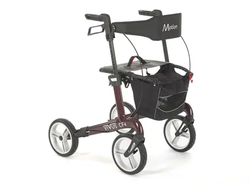 Motion Healthcare Vivus CF4 Carbon Rollator lichtgewicht
