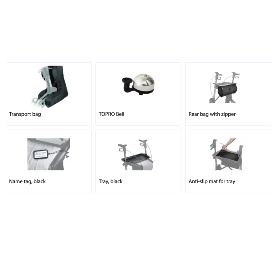 Topro Olympos ATR rollator (voor alle terreinen)