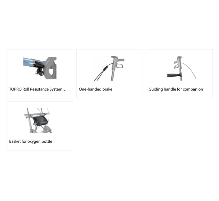 Topro Olympos ATR rollator (voor alle terreinen)