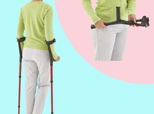 Motion Healthcare Foldacrutch opvouwbare krukken | per set