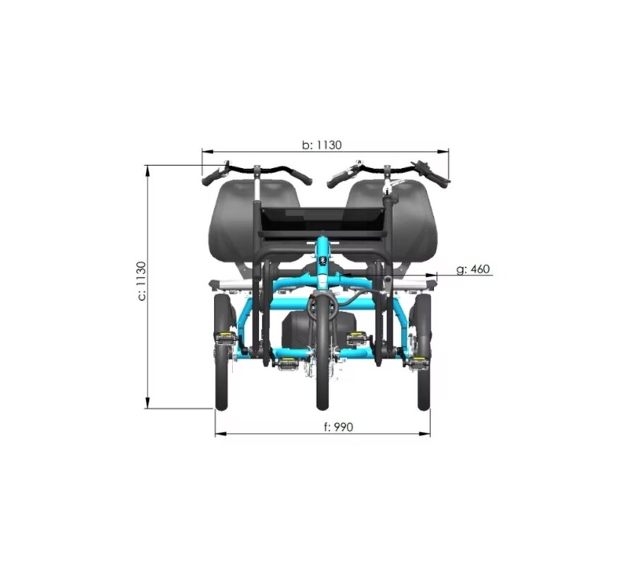 Van Raam Fun2Go duofiets
