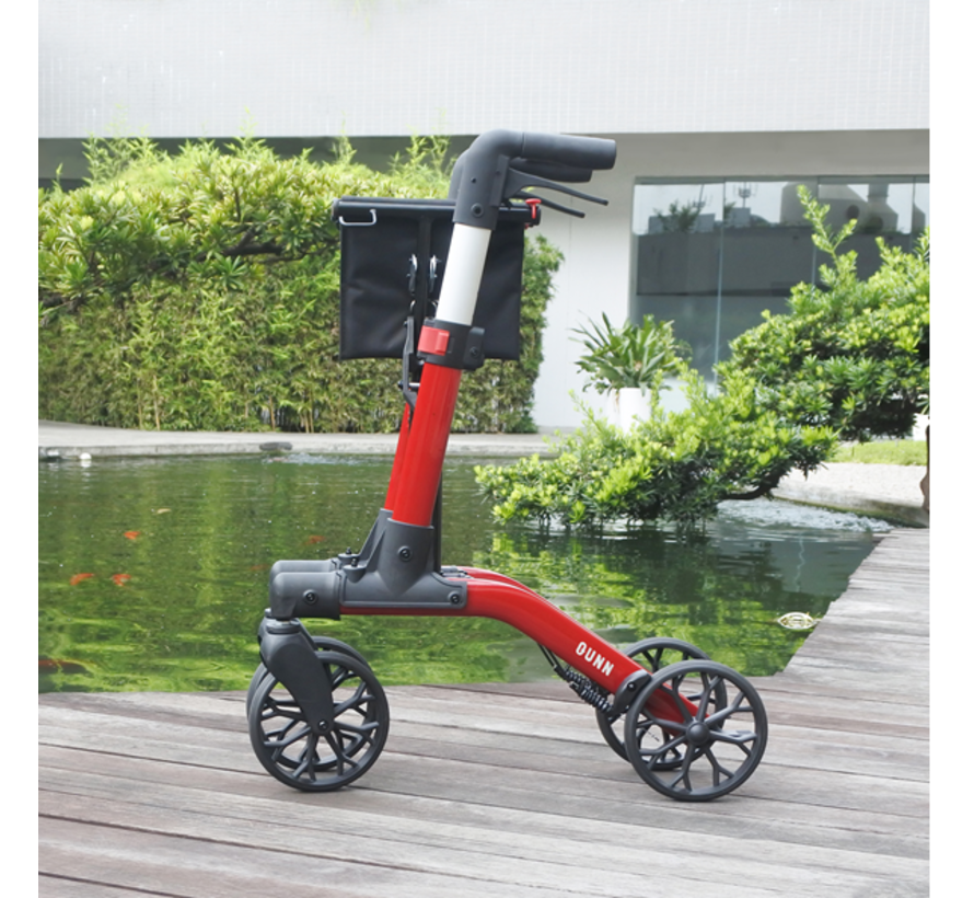 Brooklyn Rollator – Dubbel inklapbaar | Lichtgewicht & Modern | Extra comfort, binnen én buiten