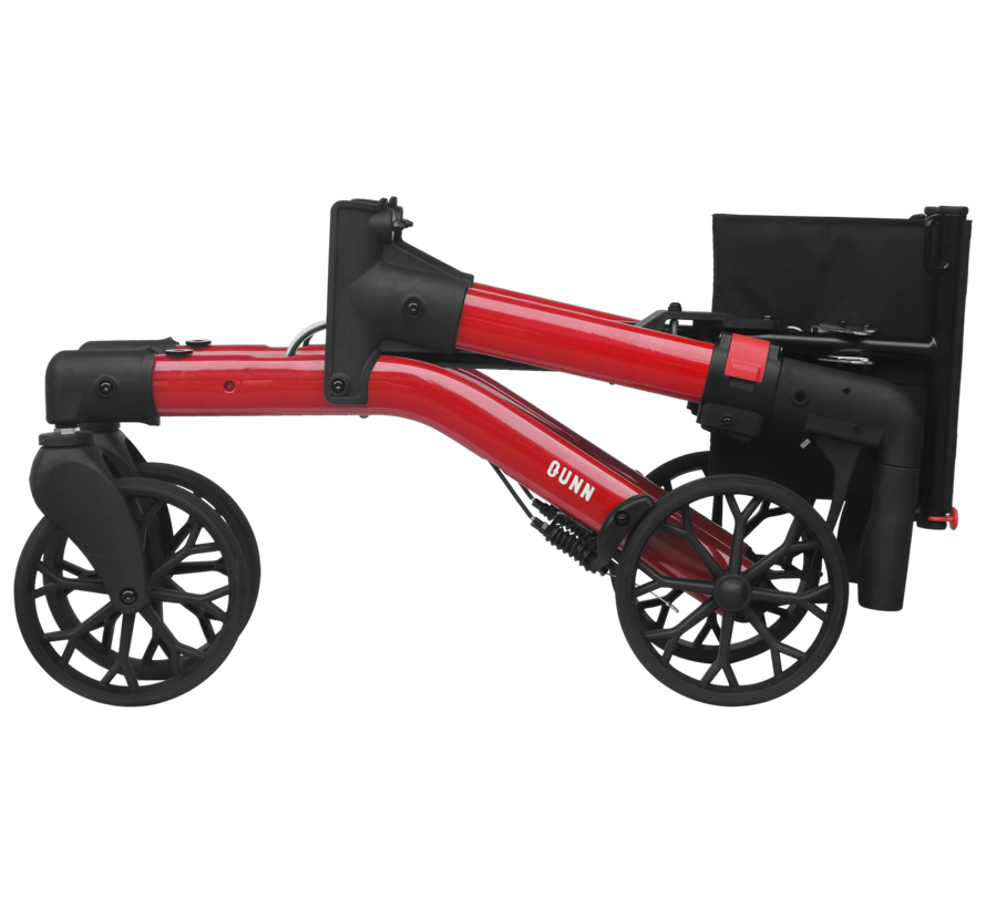 Qunn Brooklyn Rollator – Dubbel inklapbaar | Lichtgewicht & Modern | Extra comfort, binnen én buiten