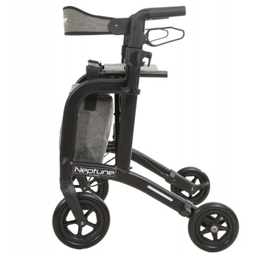 Neptune Lichtgewicht Rollator - Inclusief rugband, tas, fleshouder en stokhouder