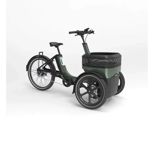 van Raam Van Raam Thuja – Stijlvolle, stabiele elektrische driewielfiets met voorwielen en lockable cargo-unit
