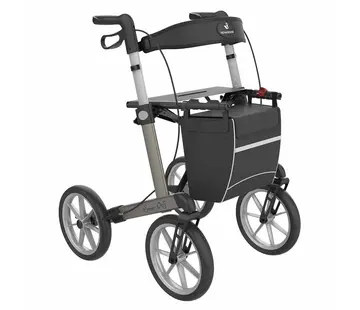 Rehasense Rehasense Server OS Rollator – Lichtgewicht & Compact Buitenmodel
