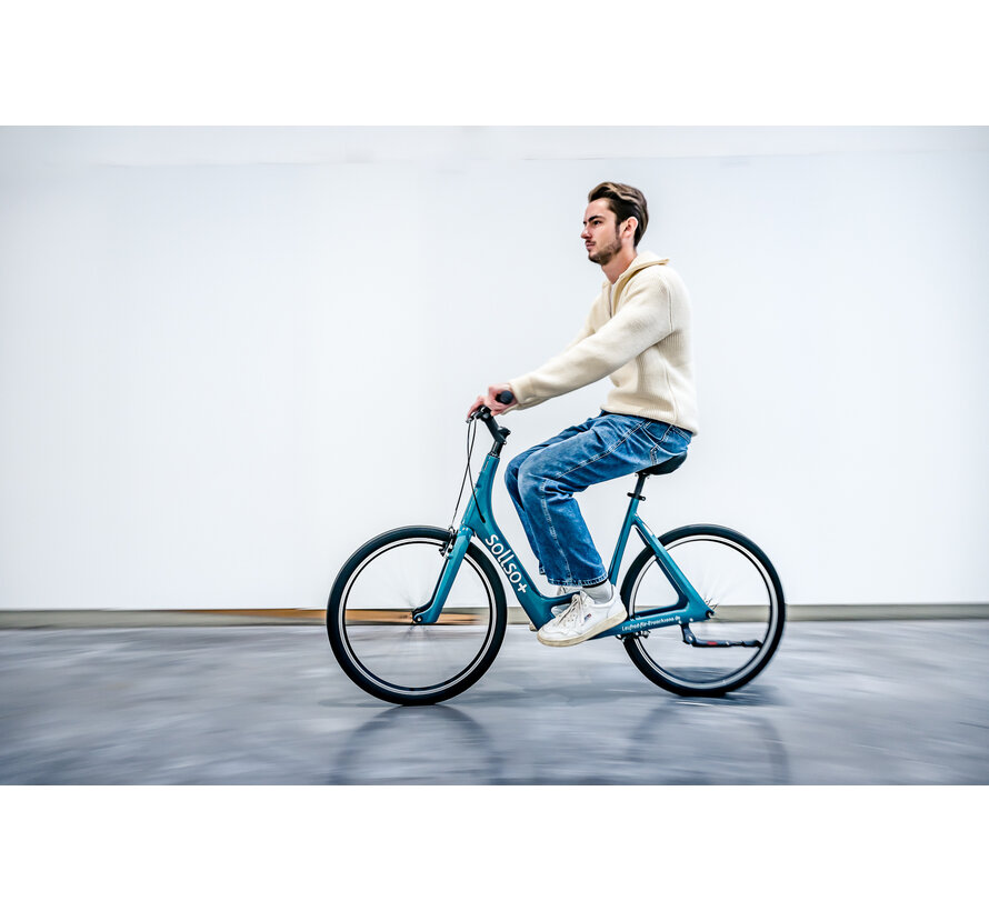 Sollso Plus Loopfiets – Lage instap, Carbon, 24″ wielen