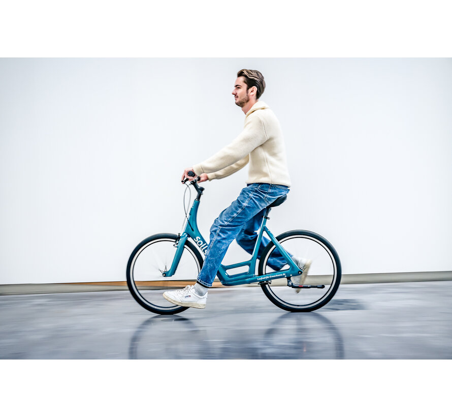 Sollso Plus Loopfiets – Lage instap, Carbon, 24″ wielen