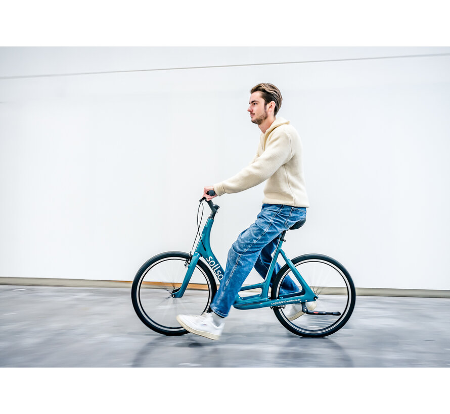 Sollso Plus Loopfiets – Lage instap, Carbon, 24″ wielen