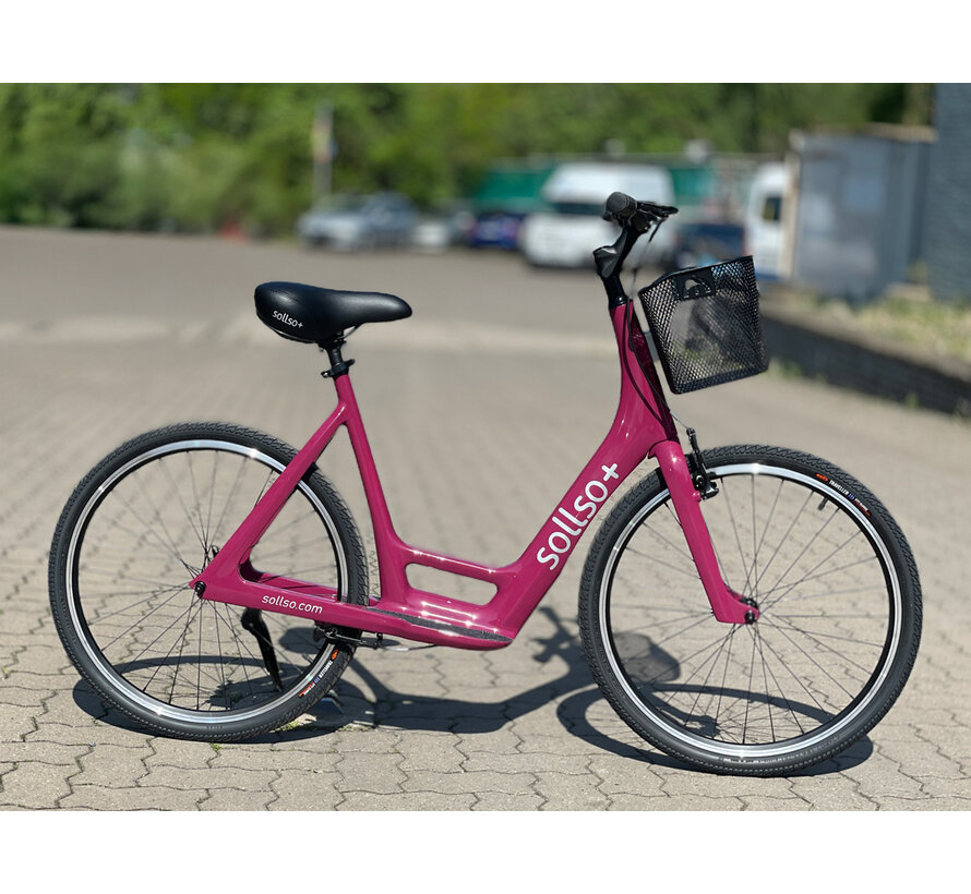 Sollso Plus Loopfiets – Lage instap, Carbon, 24″ wielen