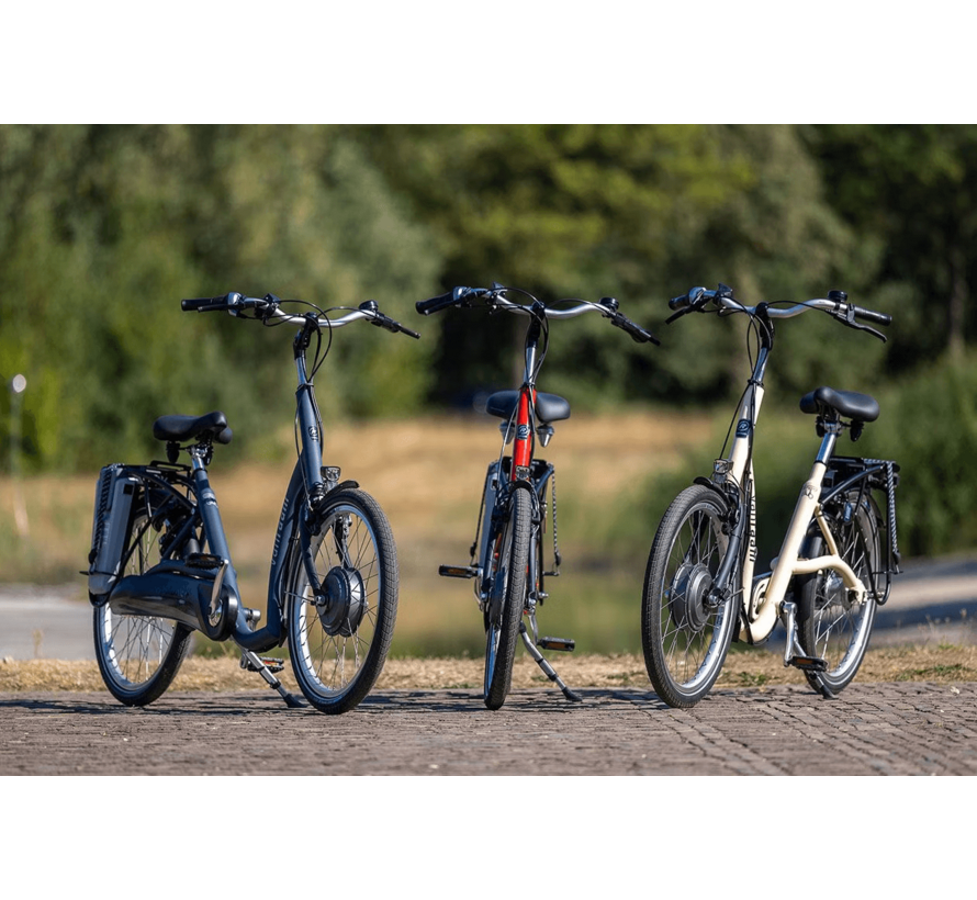van Raam Balance lage instap fiets - elektrische ondersteuning en 410Wh Accu en lader DEMO