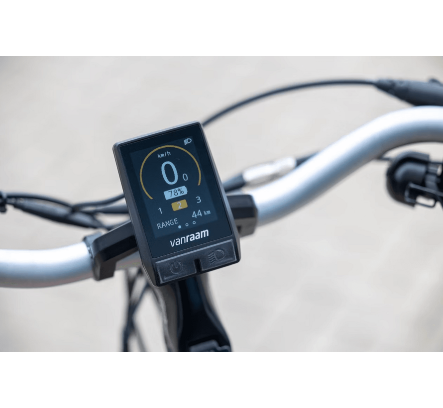 van Raam Balance lage instap fiets - elektrische ondersteuning en 410Wh Accu en lader DEMO