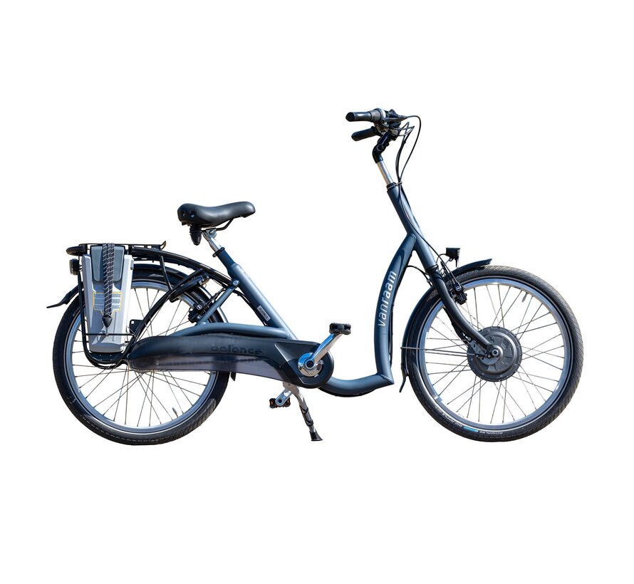 van Raam Balance lage instap fiets - elektrische ondersteuning en 410Wh Accu en lader DEMO
