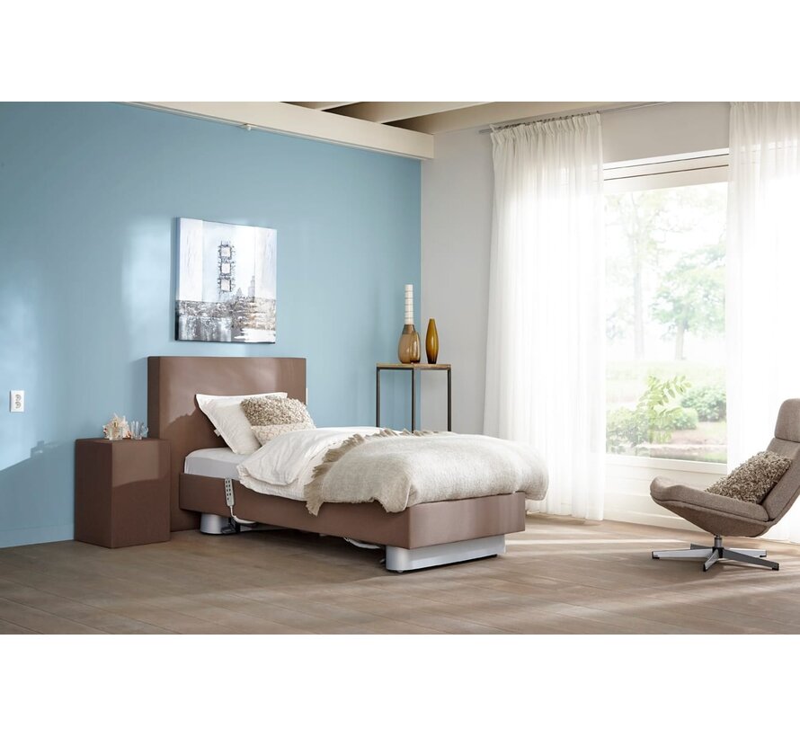 Presstige 2500 hoog-laagbed – 1-persoons bed met luxe boxspring uitstraling