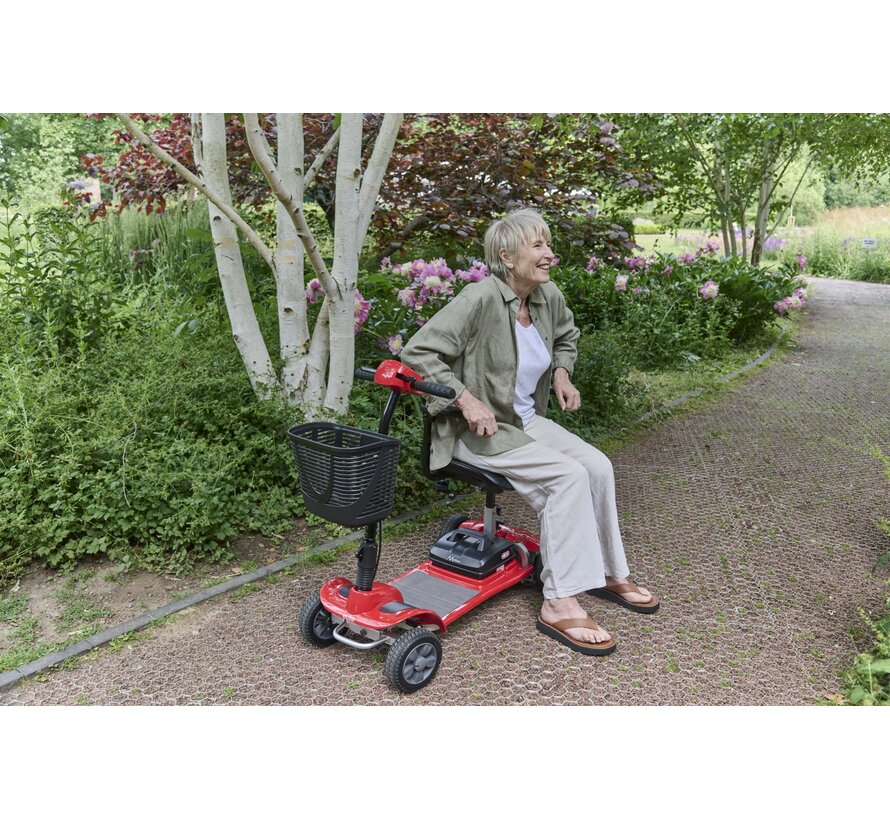 eLite – De perfecte lichtgewicht demontabele scootmobiel voor op reis | Lithium Accu | Ervaar vrijheid!