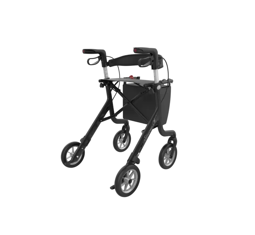 Rollator Streamer Carbon 5kg | Ultra Lichtgewicht, Stabiel & Stijlvol Design