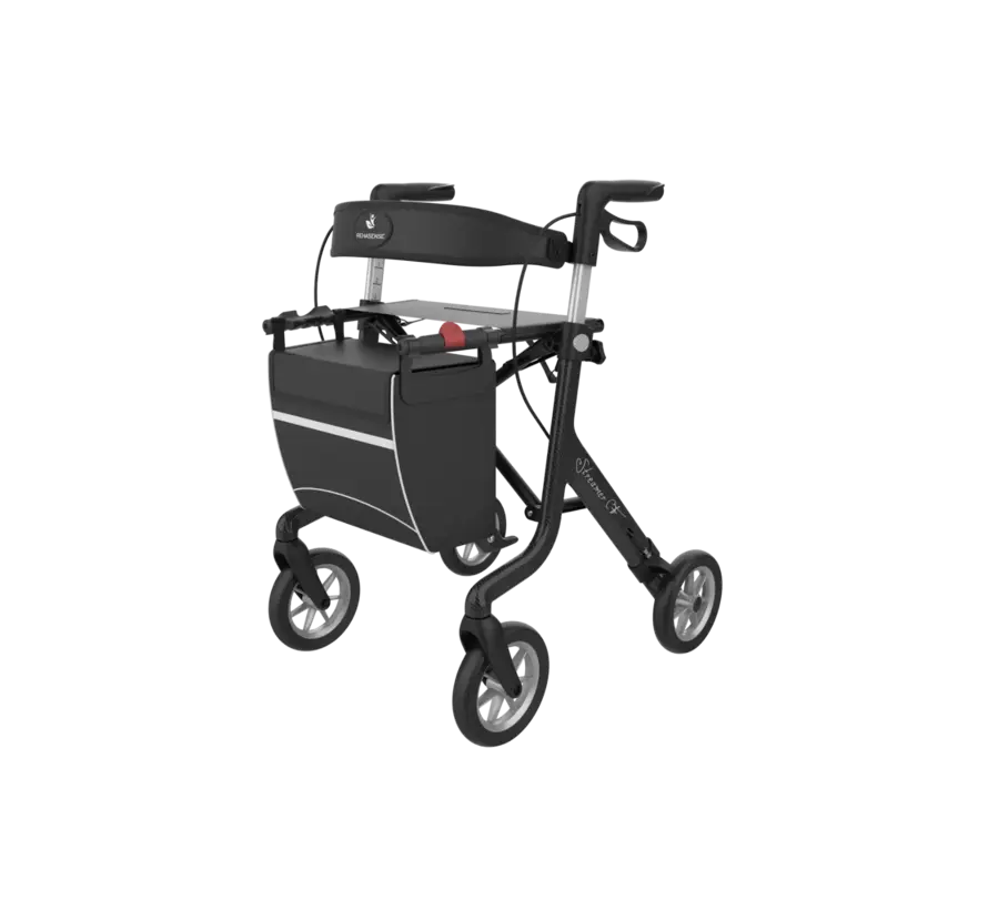 Rollator Streamer Carbon 5kg | Ultra Lichtgewicht, Stabiel & Stijlvol Design