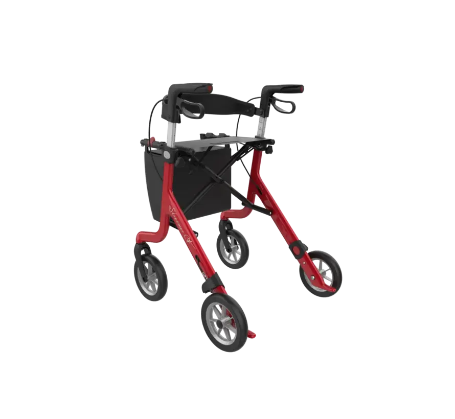 Rollator Streamer Carbon 5kg | Ultra Lichtgewicht, Stabiel & Stijlvol Design