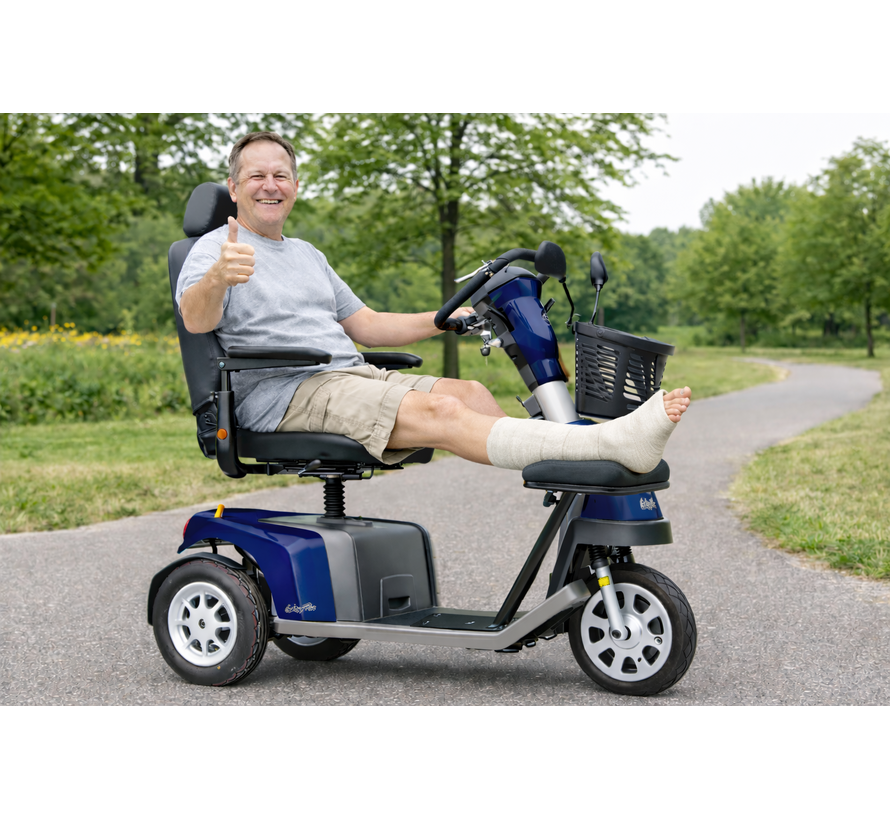 Beenondersteuning voor Scootmobiel