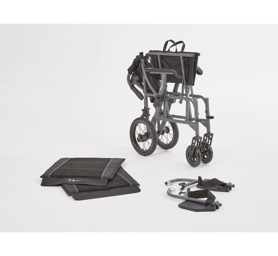 Magnelite Ultra Lichtgewicht Transport Rolstoel - Showroom model