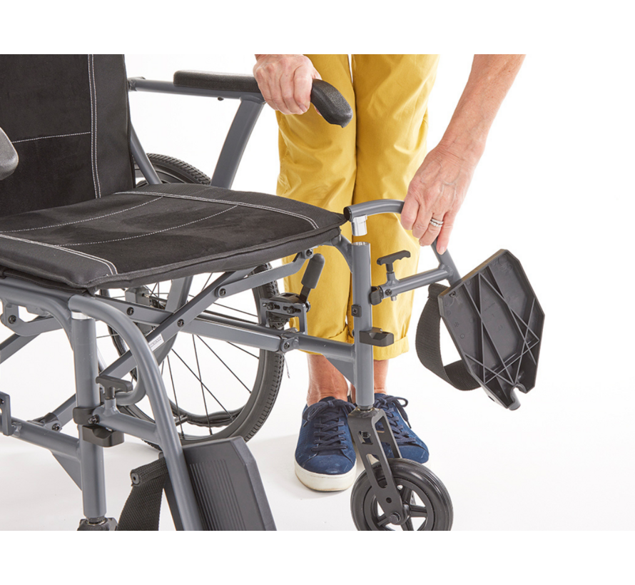 Magnelite Ultra Lichtgewicht Transport Rolstoel - Showroom model