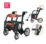 Glide 2 in 1 Rollator & Wheelchair
