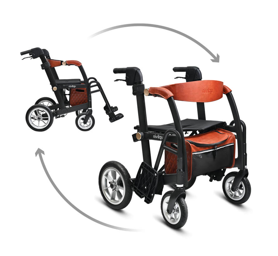 Glide 2 in 1 Rollator & Rolstoel