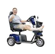 Beenondersteuning voor Scootmobiel