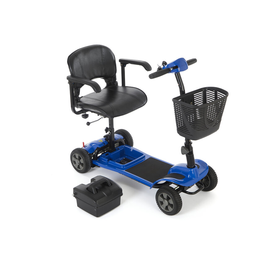 eLite – De perfecte lichtgewicht demontabele scootmobiel voor op reis | Lithium Accu |  Ervaar vrijheid!