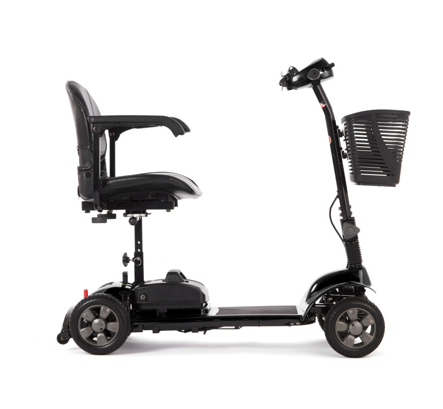 eLite – De perfecte lichtgewicht demontabele scootmobiel voor op reis | Lithium Accu |  Ervaar vrijheid!