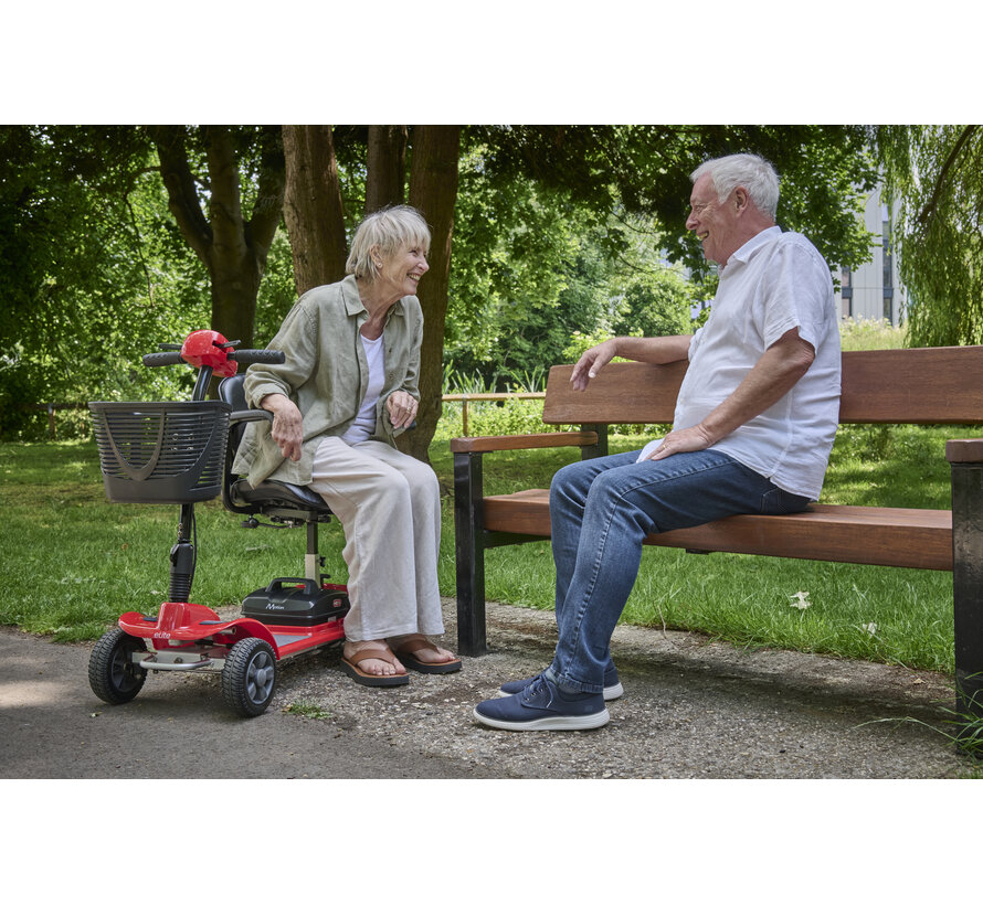 eLite – De perfecte lichtgewicht demontabele scootmobiel voor op reis | Lithium Accu |  Ervaar vrijheid!