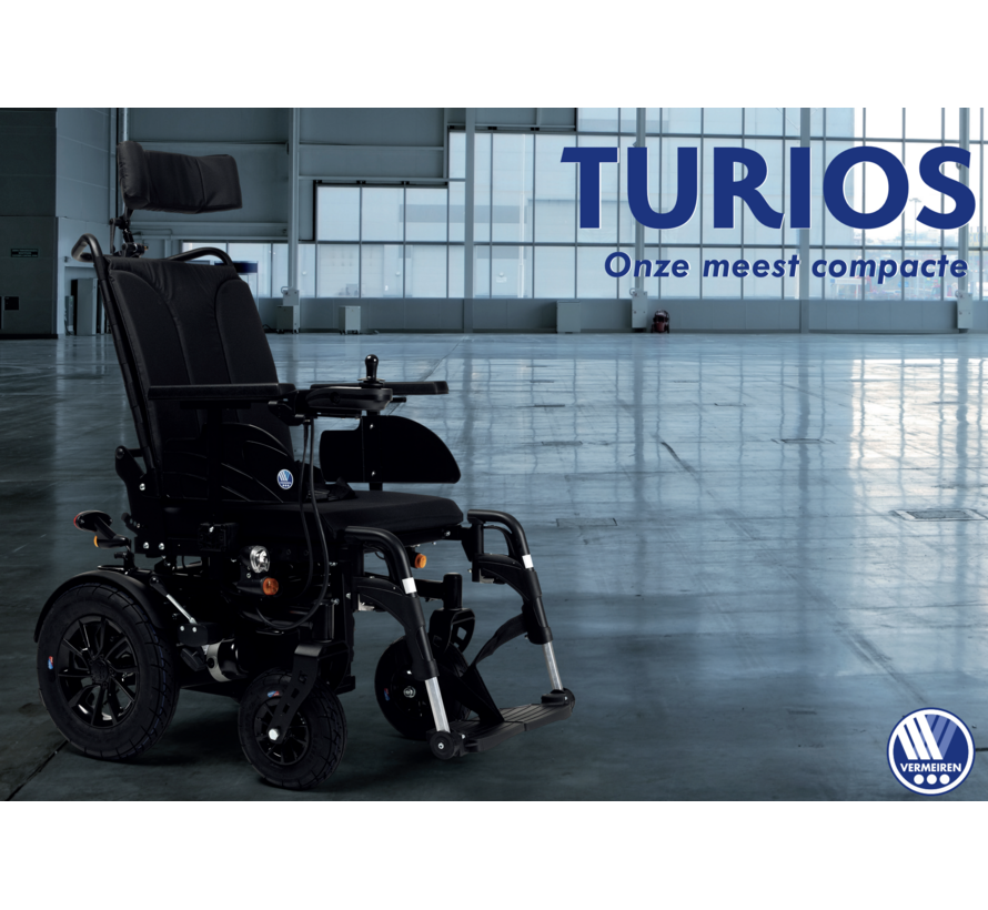 Turios - Meest compacte elektrische rolstoel - configuratie 51.C87.SE30SE34