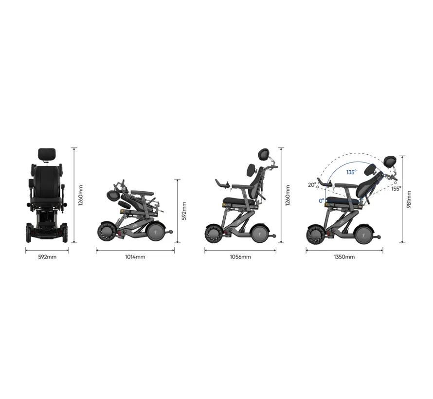 XSTO M4 PRO | Modulair aanpasbare zit en rugvlak